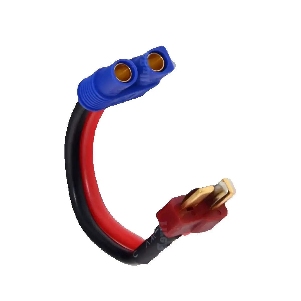 EC3 Female to T-Plug Deans Male Power Charger Adapter with 14AWG Wire for RC