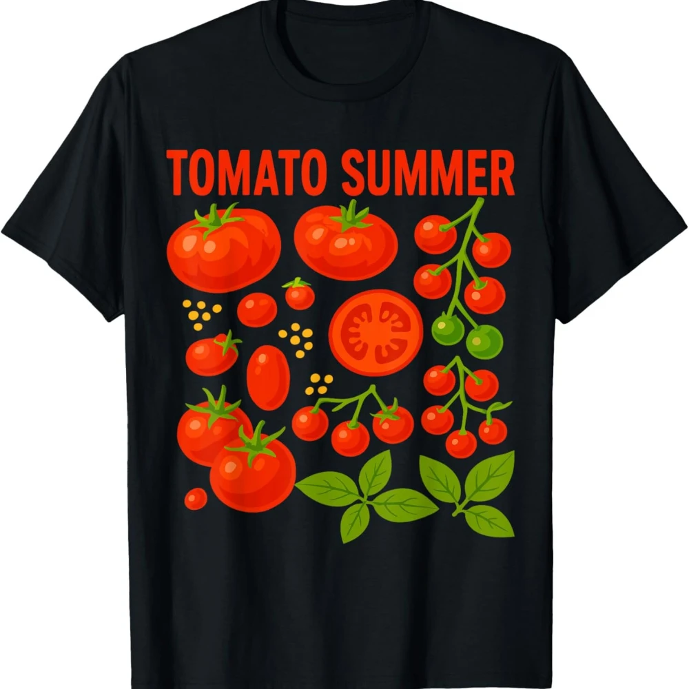 トマトガール Tシャツ夏トマト面白いフルーツトレンディな美的 Tシャツレジャー田舎愛好家女性半袖プリントシャツ