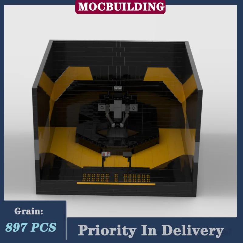 MOC Space Movie Architecture Fortress Inquisition Room Model Building Block Assembly Collection Series Toy Gifts