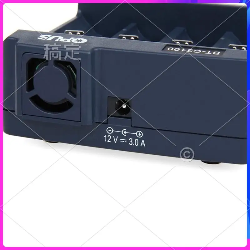 ABT-BT-C3100 4 Slots Battery Charger Adapter Smart Adapter Universal Adapter For Rechargeable Li- Batteries EU PLUG