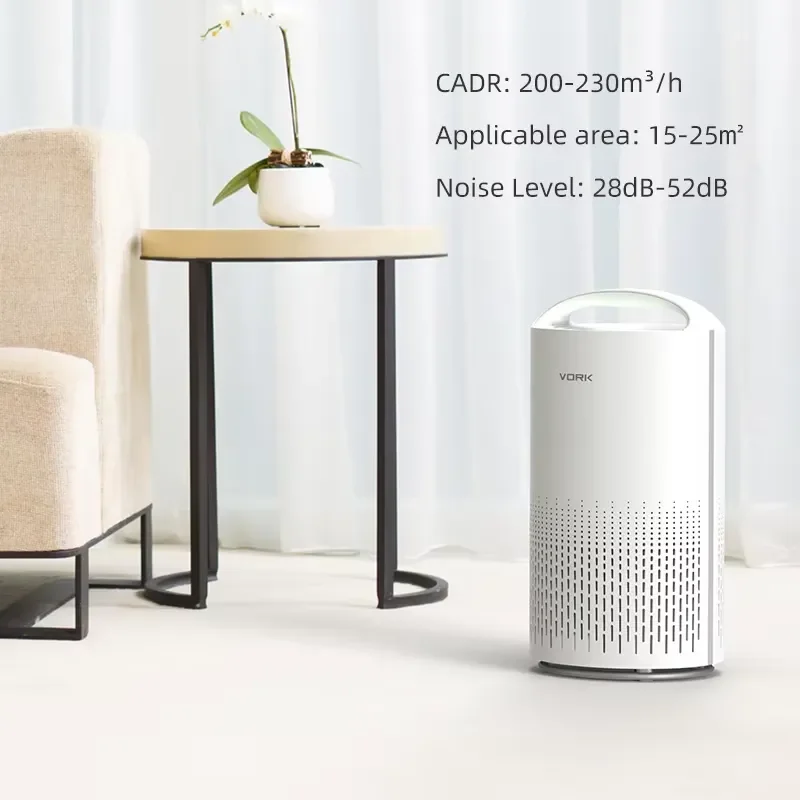 Smart Air Purifier for Home Bedroom with H13 HEPA Filter Removes Smoke Dust Night Light Air Cleaner