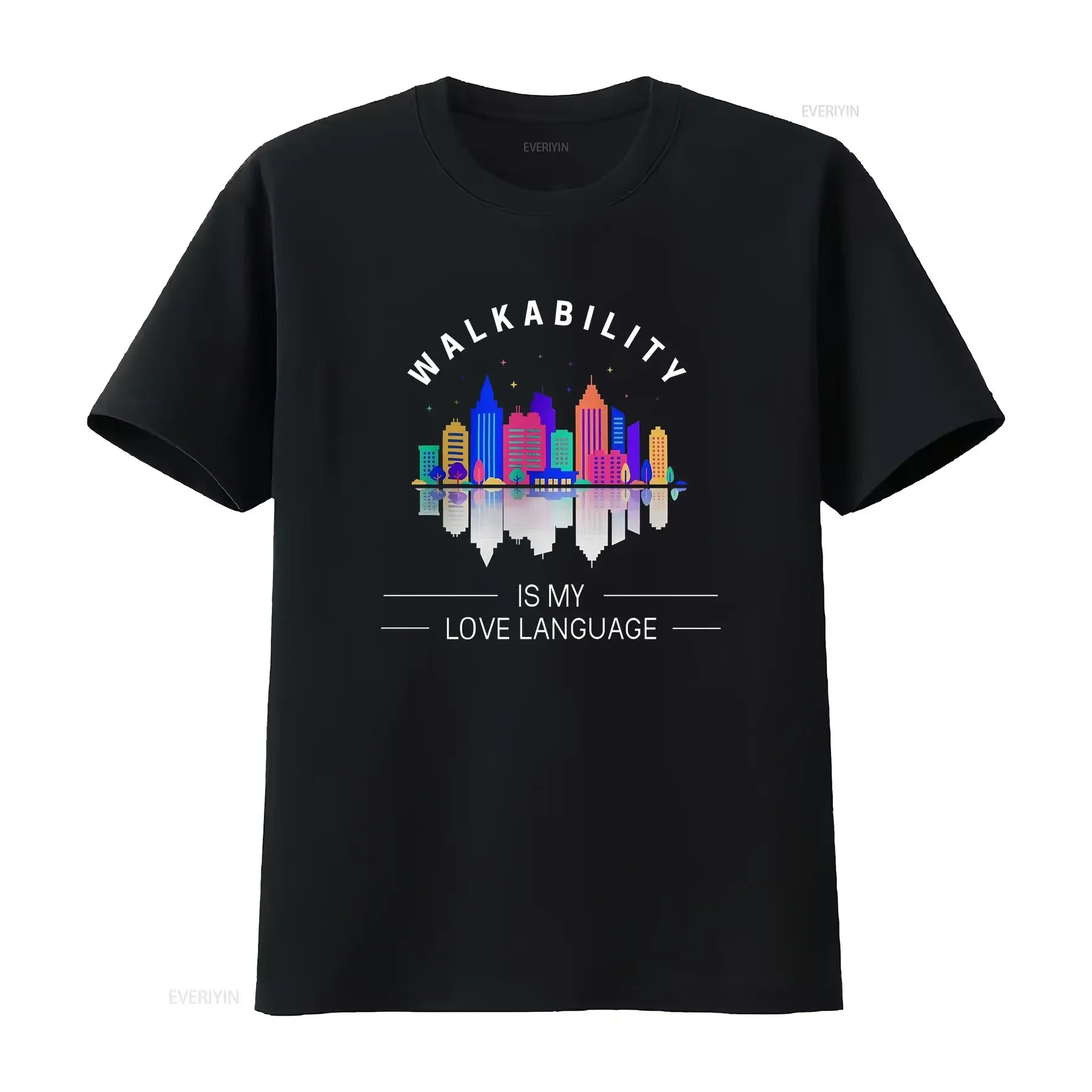 Walkability is my love language urban planner t shirt city apparel design architecture lover tee vintage Washed fashion