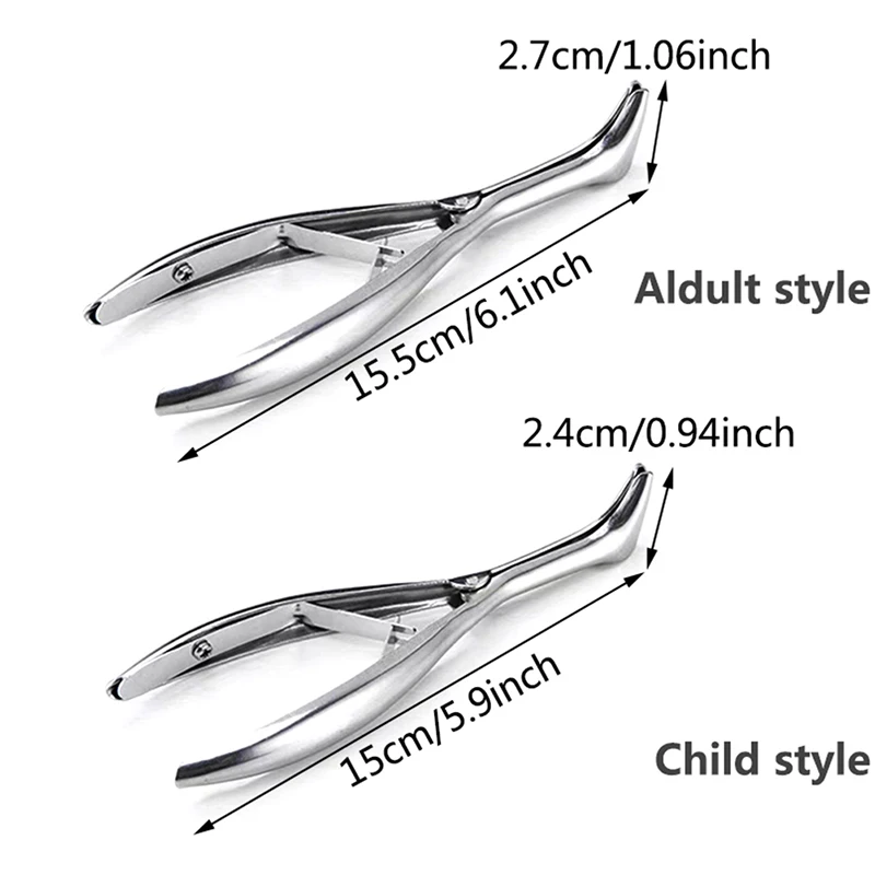 New Nose Mirror Ear Canal Dilator Stainless Steel Speculum Nostril Nose Pliers Nasal Dilator Professional Tools