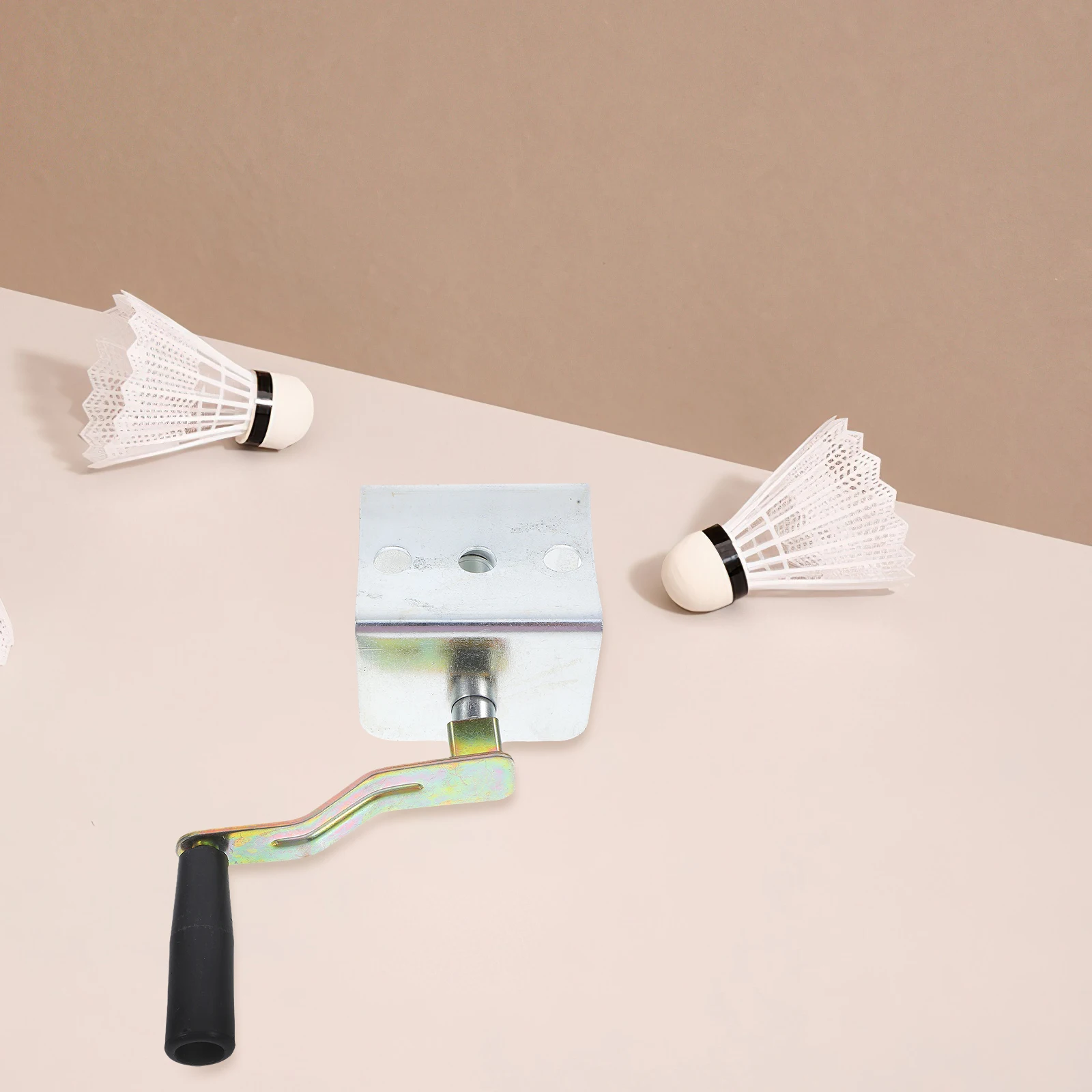 معدات شد شبكة الكرة الطائرة، شد سلك كرنك اليد لأعمدة كرة الريشة والرياضات الخارجية واللياقة البدنية وقابلة للتعديل وموثوقة