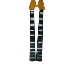 Disado 22 Frets Reverse Headstock Maple Electric Guitar Neck Rosewood Fretboard Glossy Paint Guitar Accessories Customzied