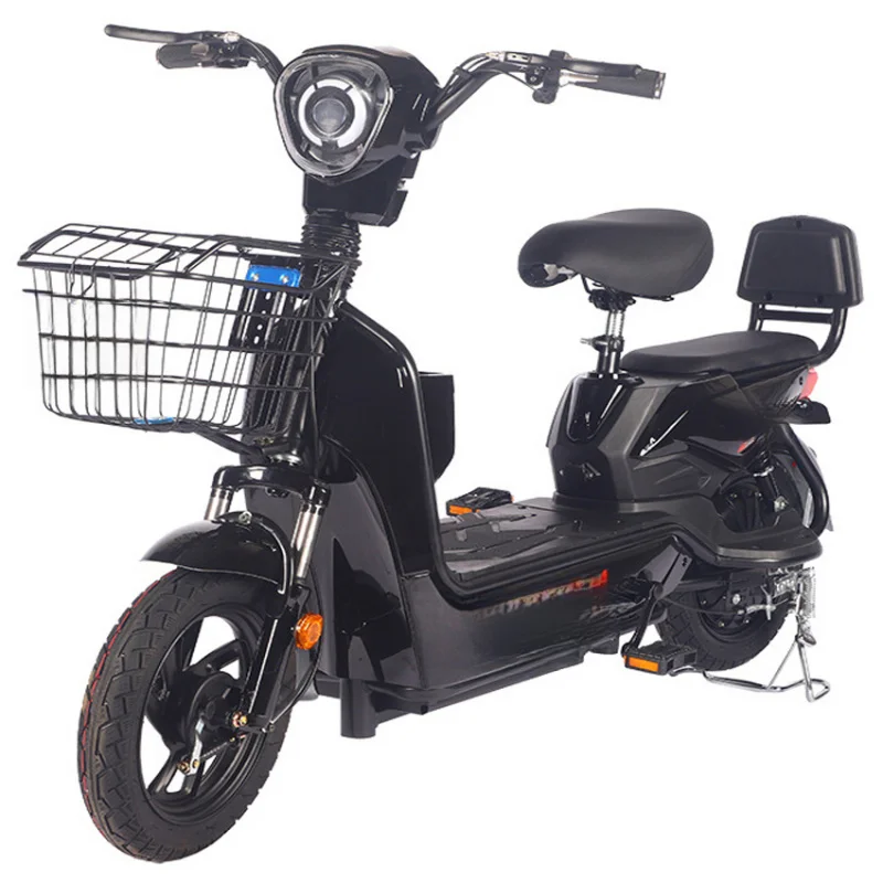 Paige 350W Adult Double Seat Portable City Electric Pedicab Scooter With Pedal Assist For Family Daily Travel