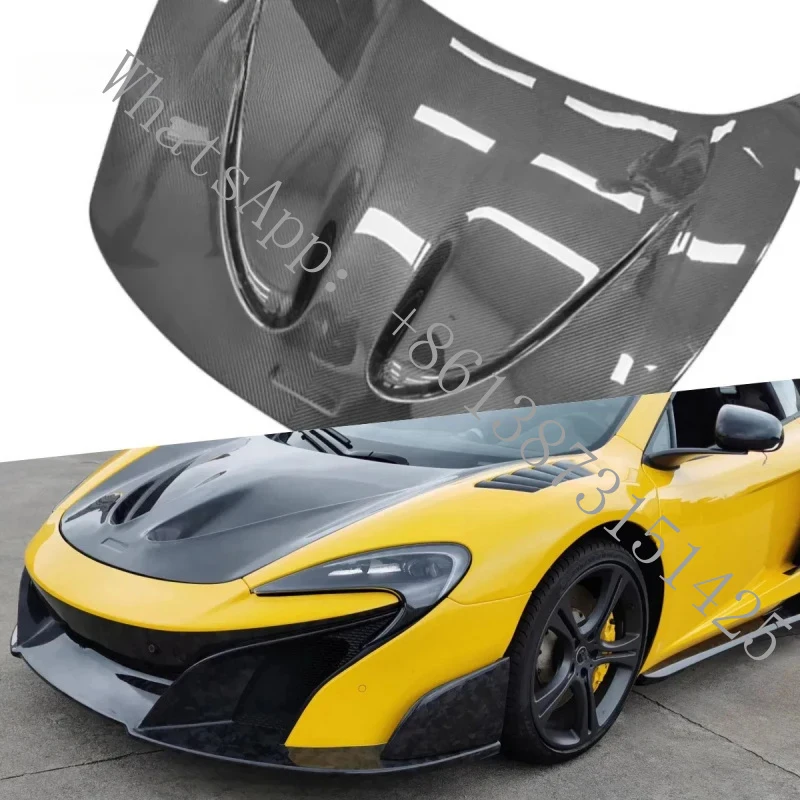 

Suitable Carbon Fiber Hood 650S Engine Cover Dry Carbon 12C-MP4 P1 Style