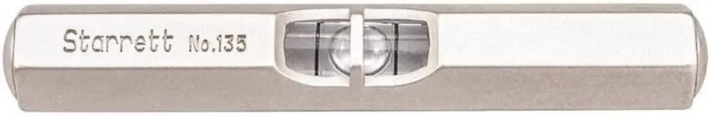

Pocket Level 2-1/2' Satin Nickel Hexagon - 135A