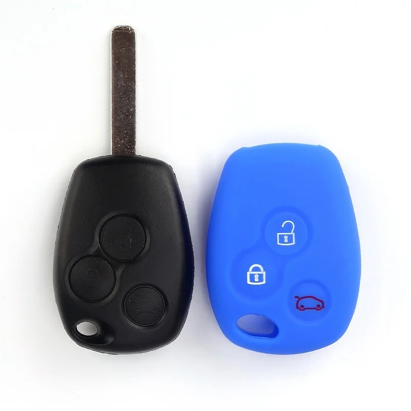 Suitable For Benz Smart 3 Button Silicone Key Cover Smart Fortwo Key Case For Mercedes-benz Remote Control Protective Cover