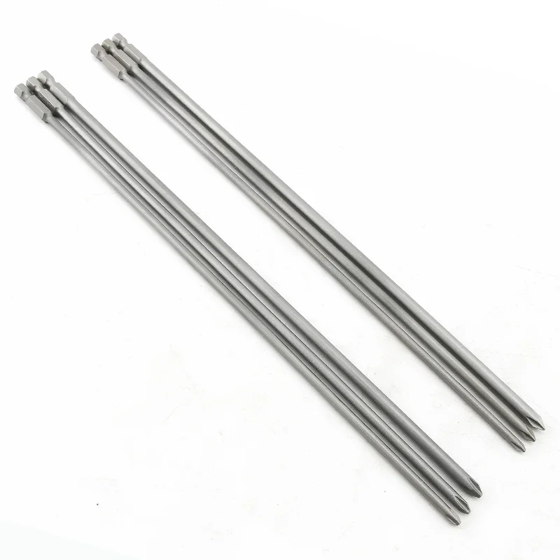 300mm Longer High Strength Phillips Strong Magnetic Screwdriver Bit Set Cross Hard Pneumatic Head Electric Batch Head