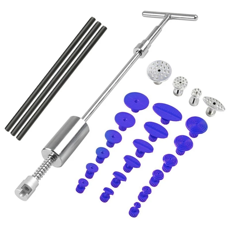 

Paintless Dent Repair Dent Puller Kit Dent Removal Slide Hammer Glue Sticks Reverse Hammer Glue Tabs For Hail Damage