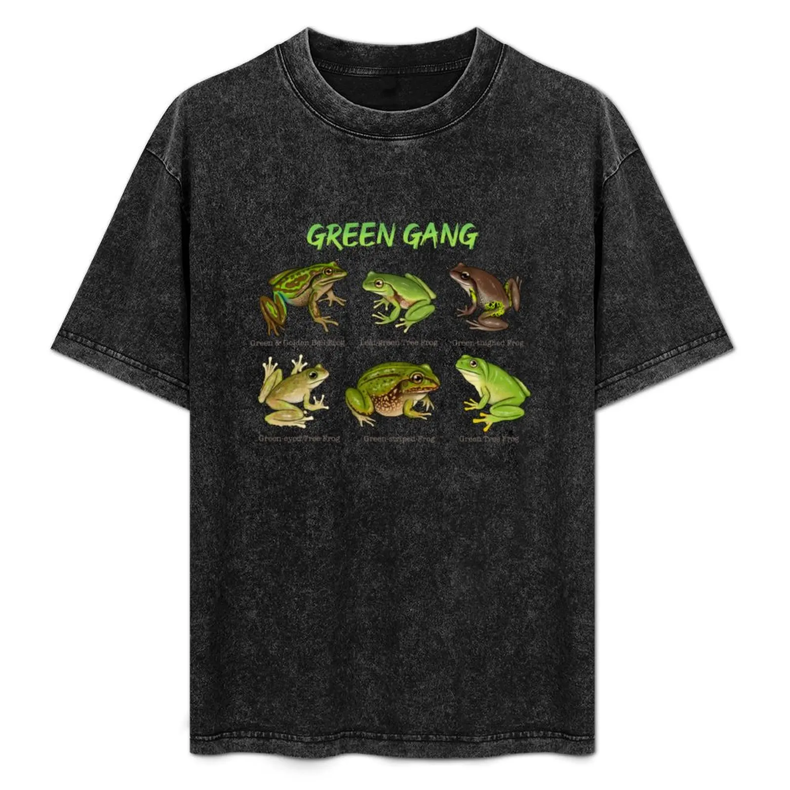 

Green Gang T-Shirt basketball graphic tees oversized sublime mens t shirts