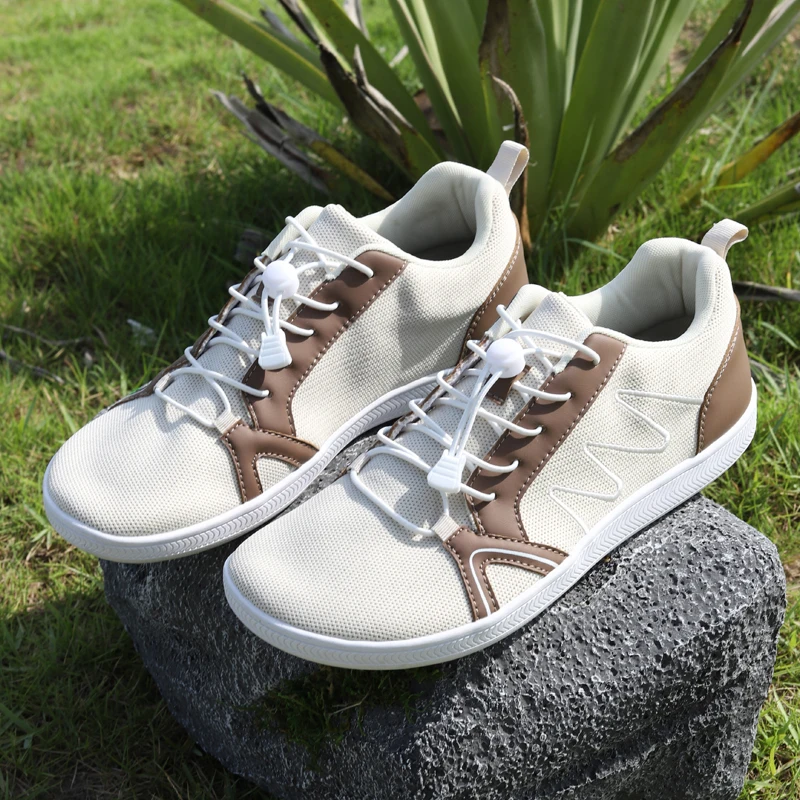 

Men's Shoes Sneakers Wide Toe Barefoot Casual Wide Last Fashionable Canvas Black Flat Board Shoes Breathable Mesh Men's Shoes