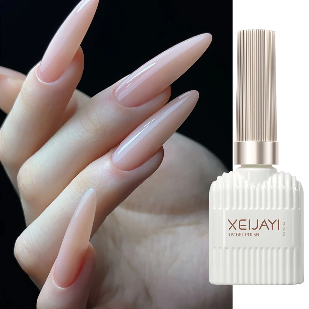 XEIJAYI 1pc 15Ml Nude Pink Gel Nail Polish God Girl Varnish Soak Off UV/LED Gel Polish For Daily Manicure DIY Wedding Nail Salon