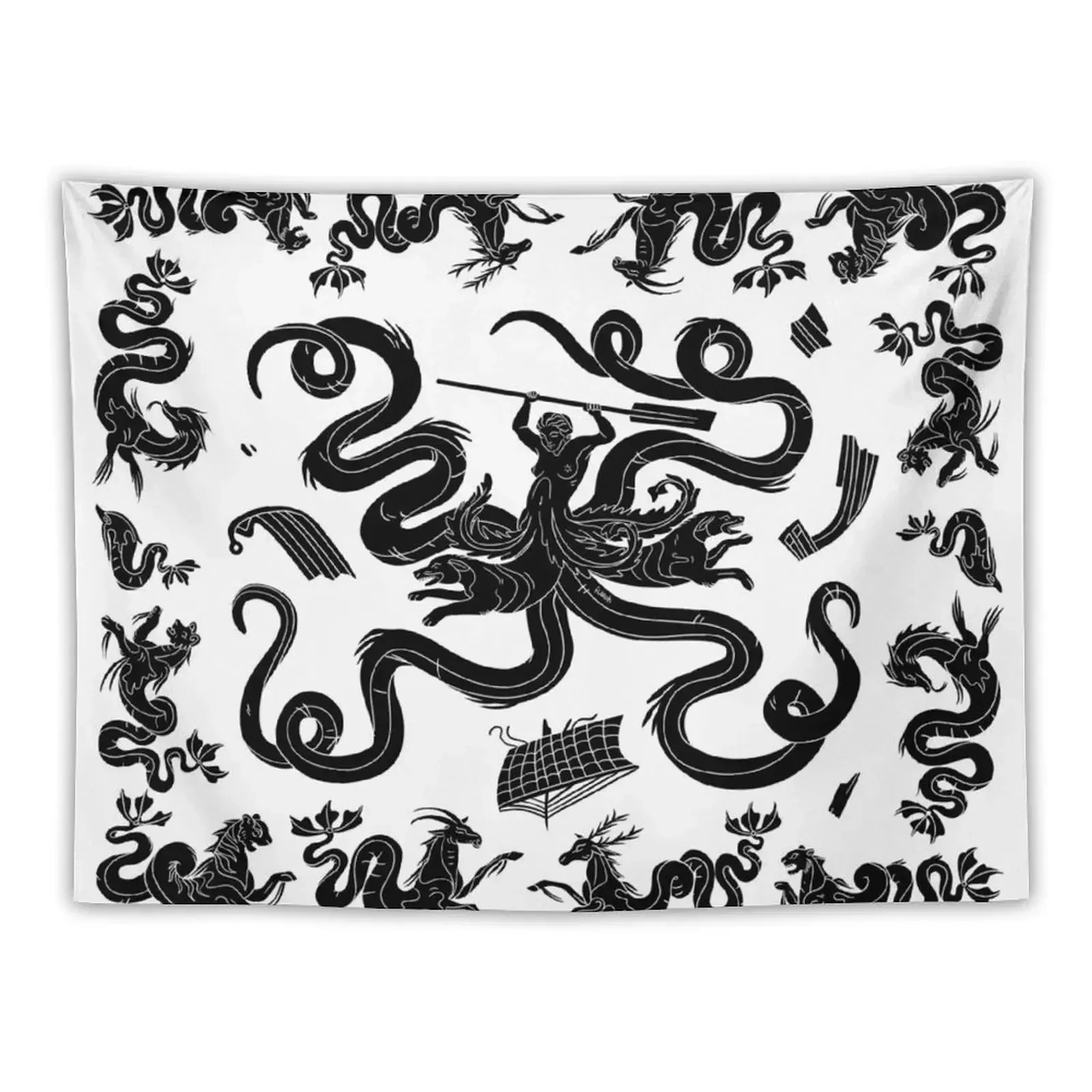 

Scylla mosaic Tapestry Decoration Bedroom Home Decor Accessories Decoration Home Tapestry