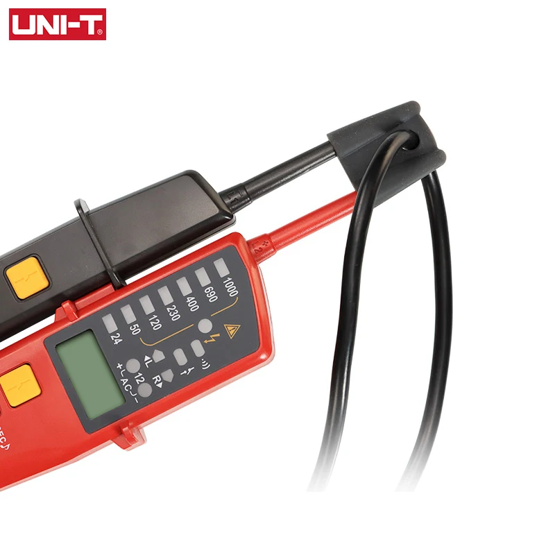 UNI-T 1000 فولت التيار المتناوب تيار مستمر الفولتميتر الرقمي اختبار الاستمرارية المرحلة تسلسل اختبار الجهد مؤشر تردد متر شاشة الكريستال السائل UT18S/B