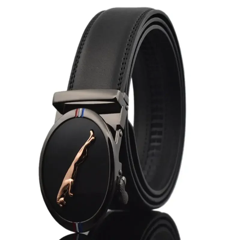 Luxusmarke Herren gürtel hochwertige Echt leder männliche automatische Schnallen gürtel Luxus Designer Casual Business Rindsleder gürtel – Detail 7