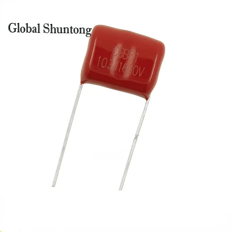 50PCS CBB Polypropylene Film Capacitor 1600V103J 10NF 1.6KV0.01UF Pin Pitch 15MM