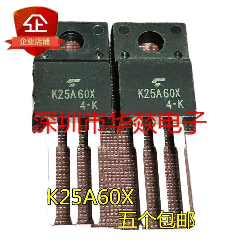 

5pcs K25A60X TK25A60X TO-220F 600V 25A