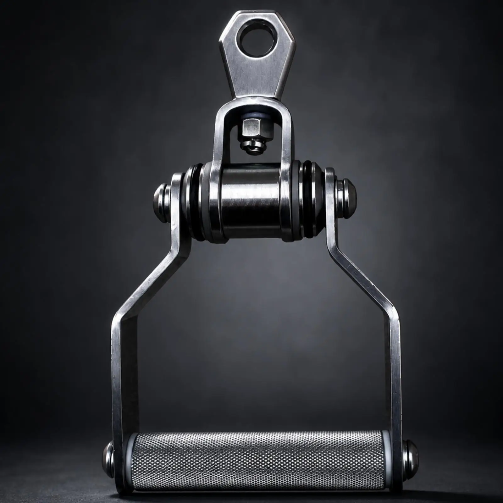 Lat Pulldown Handle Knurled Cable Machine Handle with Rotating Joint Heavy-Duty Lat Pull down Bar for Fitness Enthusiasts,