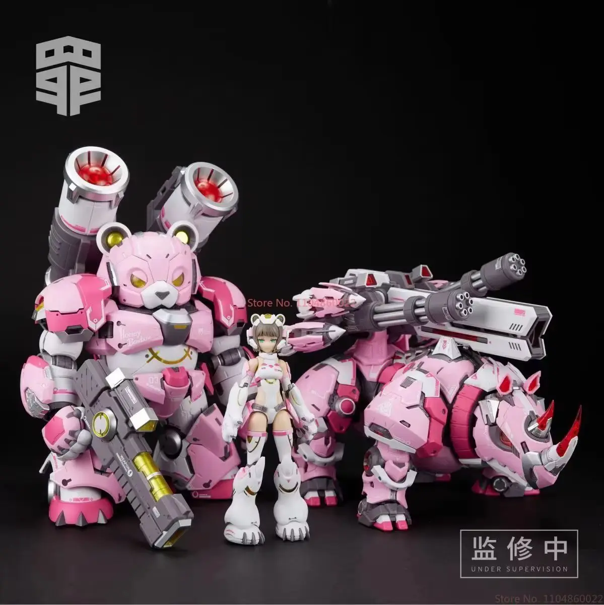 In Stock Original Soul Girl Lazy Seven Sins Mecha Girl Action Figure Cool Hani Hug Coconut Crash Rhino Model Surprise Toy Gift