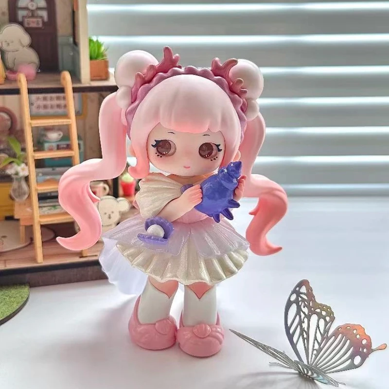 حقيقي Youli خمسة جيل صندوق أعمى المبهر حجر نحت سلسلة لطيف فتاة العصرية لعبة دمية الشكل هدية تأكيد بولي كلوريد الفينيل