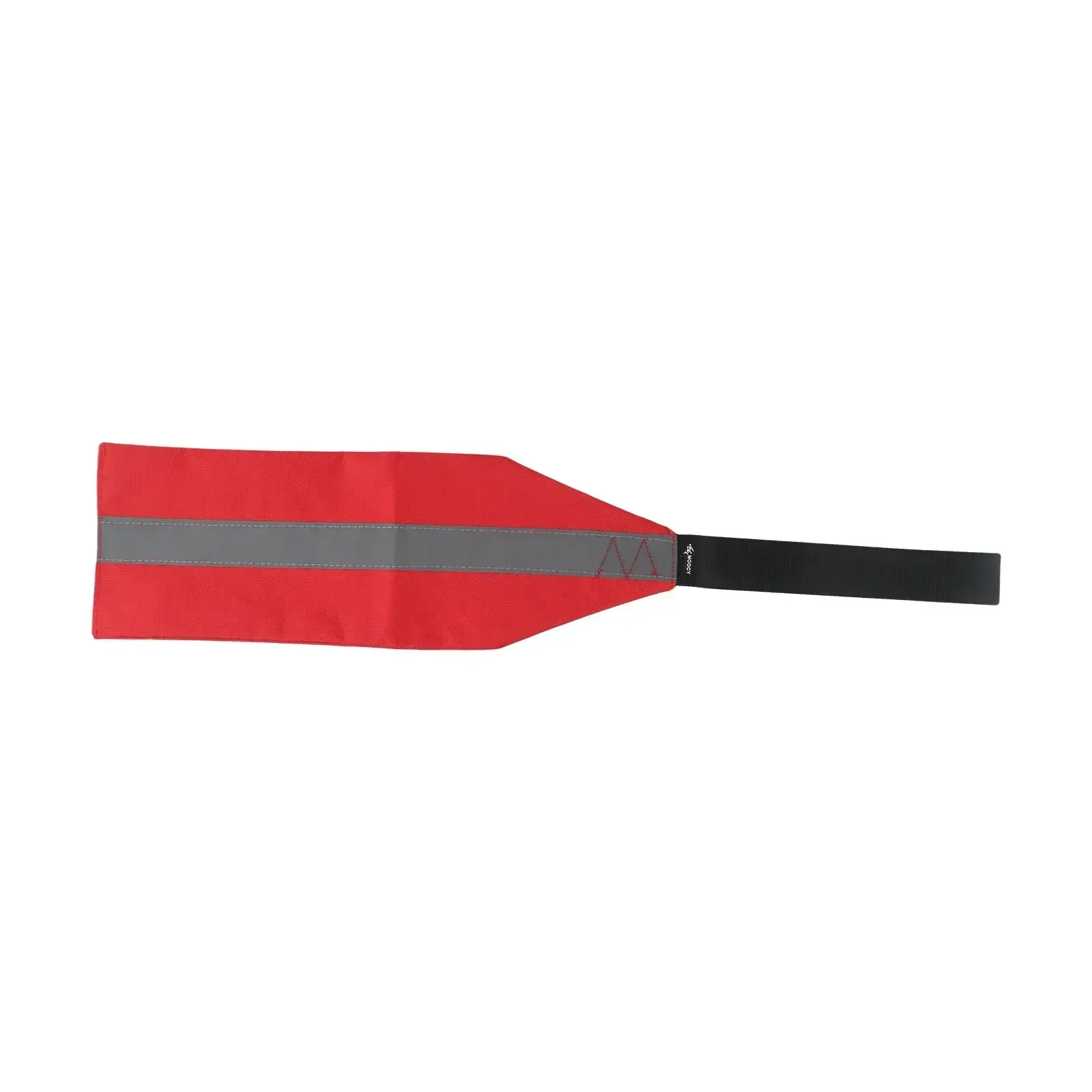 1pc Kayak/ Travel Tow Flag Highly Visible Red Safety Flag With Lanyard Canoe PVC For-Warning Flag With Reflective Strip