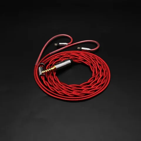 IvipQ 501 7N OCC 4N Prata Esterlina, com MMCX/2Pin 3.5/2.5/4.4mm/QDC/2PIN para HOLA KATO Winter LAN Cadenza Aria A5000
