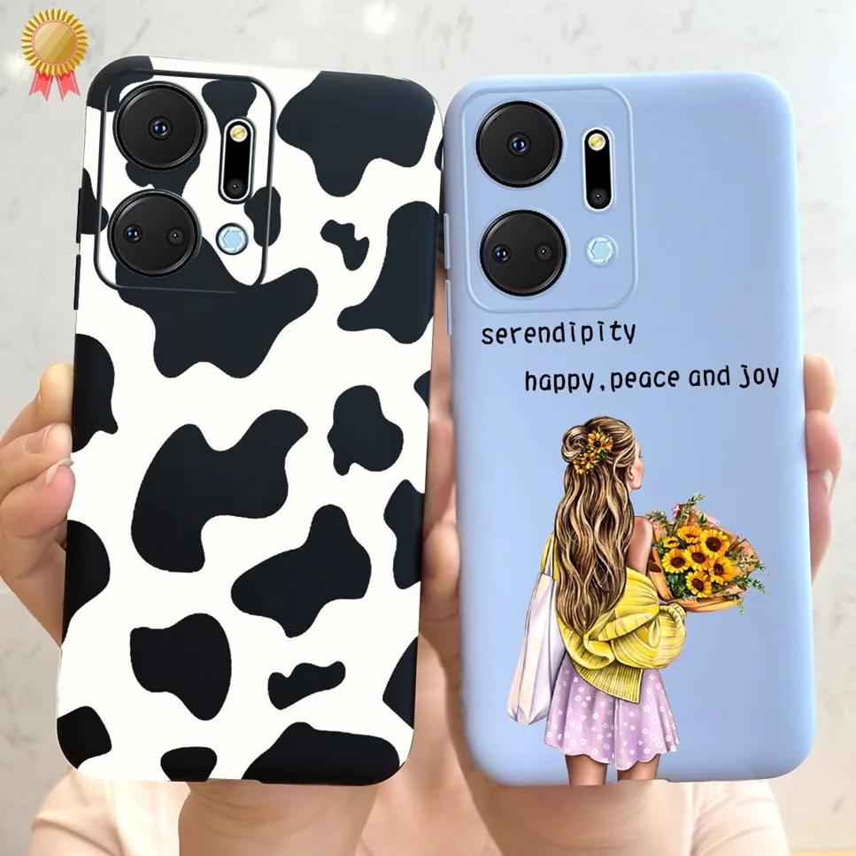 Fashion Cartoon Soft TPU Case for Huawei Honor X7a