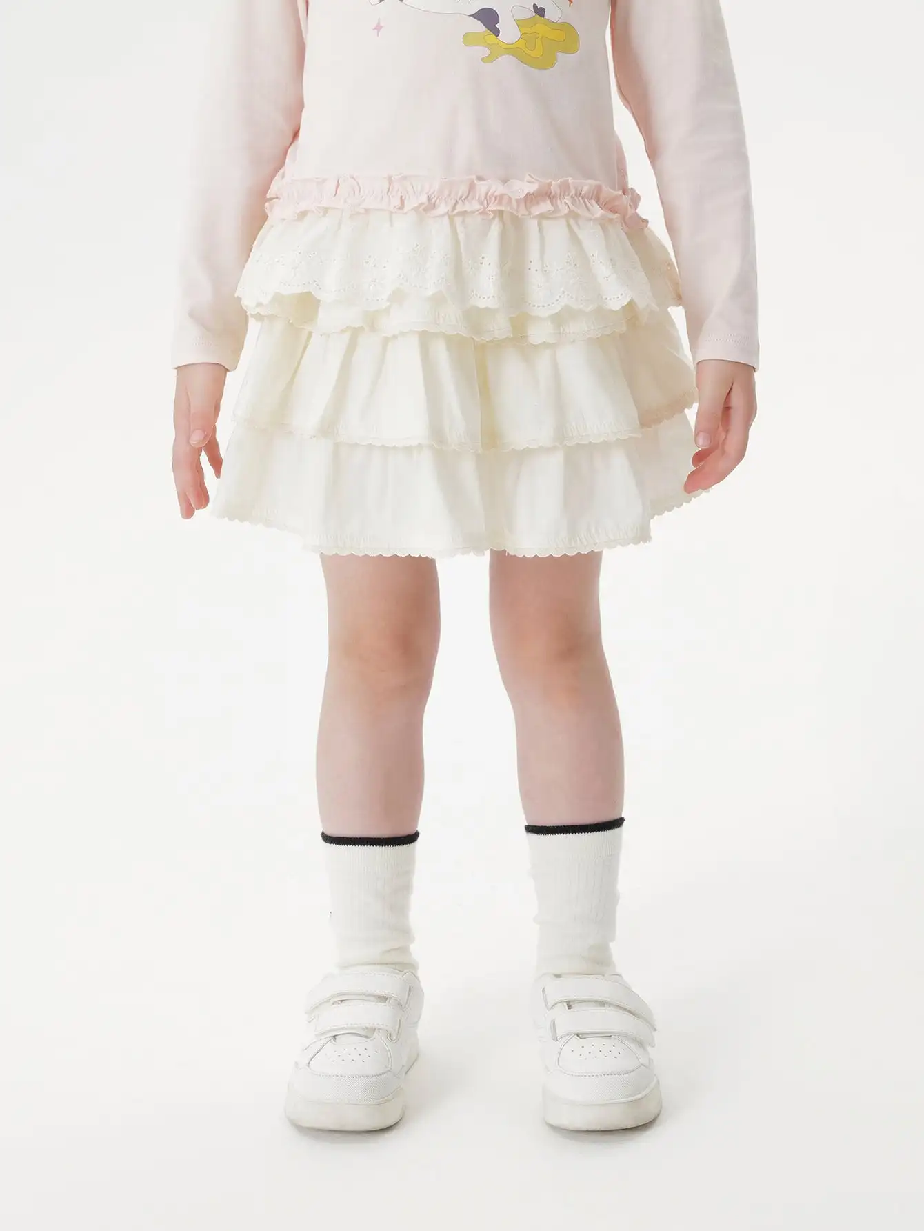 

MARC & JANIE Toddler Girl Sweet Ruffle Tiered Cotton Cake Skirt Puffy Skirt 551657