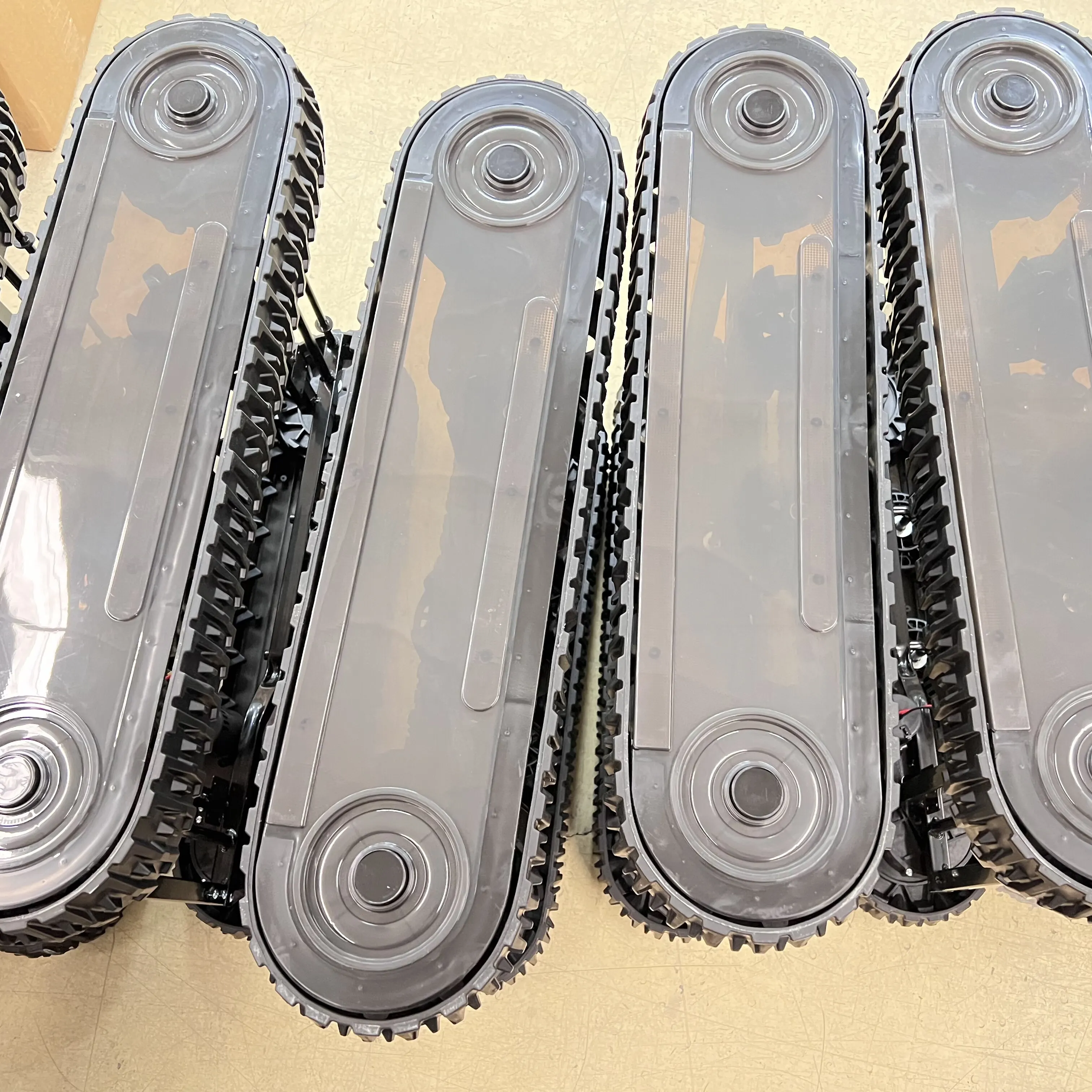 Rubber Track Assembly Chassis Various Competition DIY Kits Small Electric Chassis Robot Modification