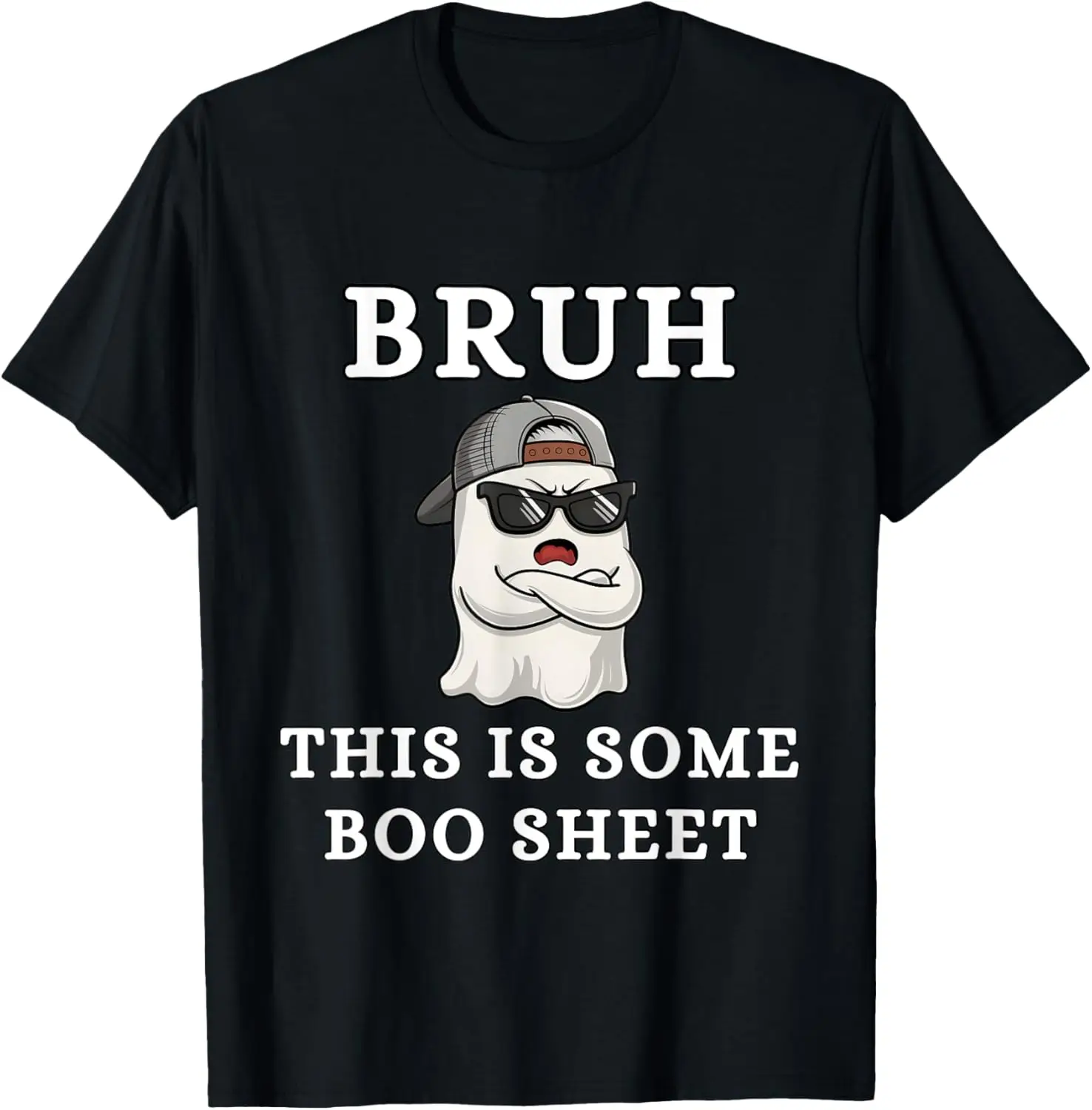 

Простыня Bruh This is Some Boo, забавная футболка Boo Sheet Bruh на Хэллоуин