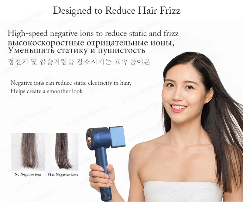 Profession elle Super Hair Dryer Haartrockner persönliche Haarpflege Styling negative Ionen Salon Werkzeug konstante Anion elektrische blattlose Haartrockner – Detail 7