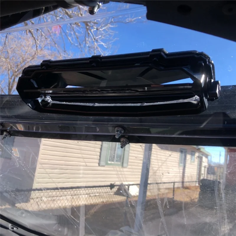 

Powerful UTV Windshield Vent Install Kit For Hard Coated Polycarbonate Windshields For Can-Am Maverick X3 Polaris RZR 800 900 Su