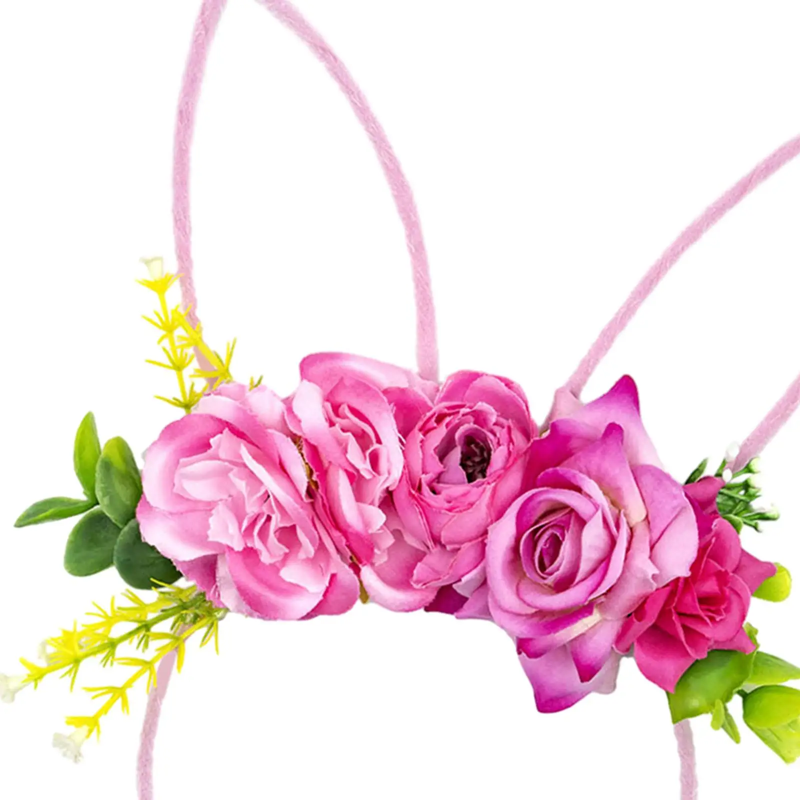 Easter Bunny Ears Headband Headwear for Women Girls Hair Hoop Costume Accessory for Carnival Wedding Party Favors