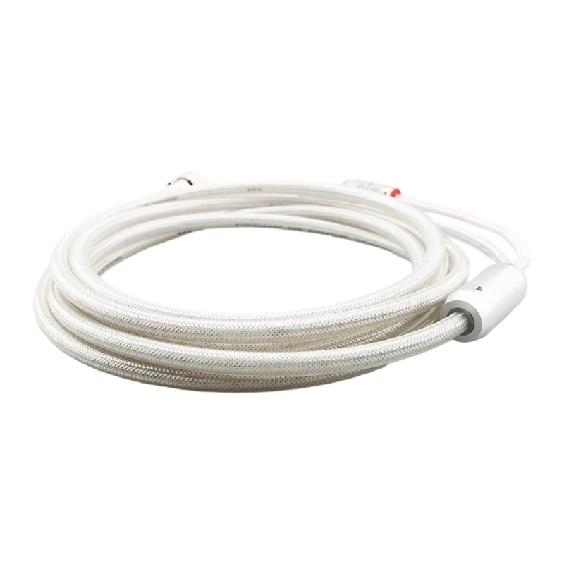 4Pin DIN Male To 2RCA Sound Cable With Silver Coated Cable Replacement for Connection Transmission Accessories 83CF
