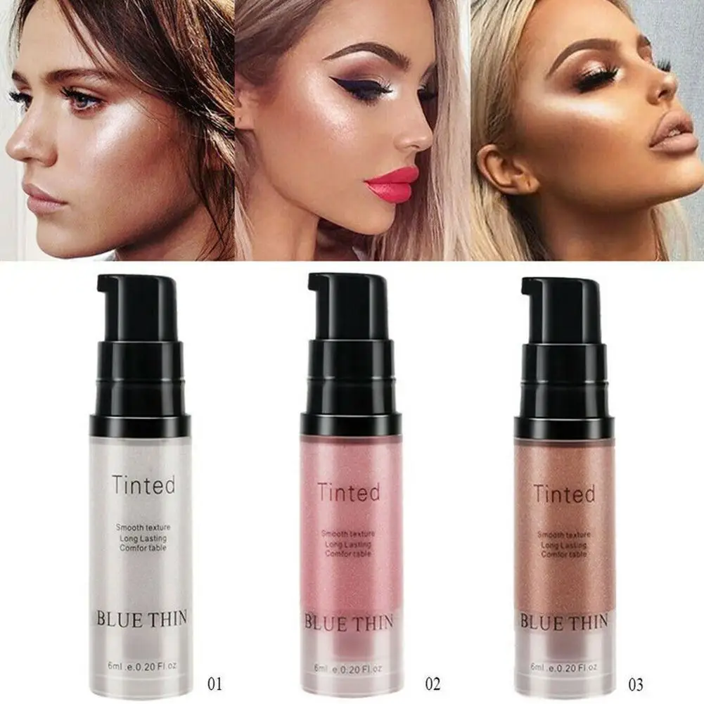 Evidenziatore liquido contorno viso trucco perlescente illuminante Bronzer Glow Body Face Contour Shimmer illuminatore cosmetici