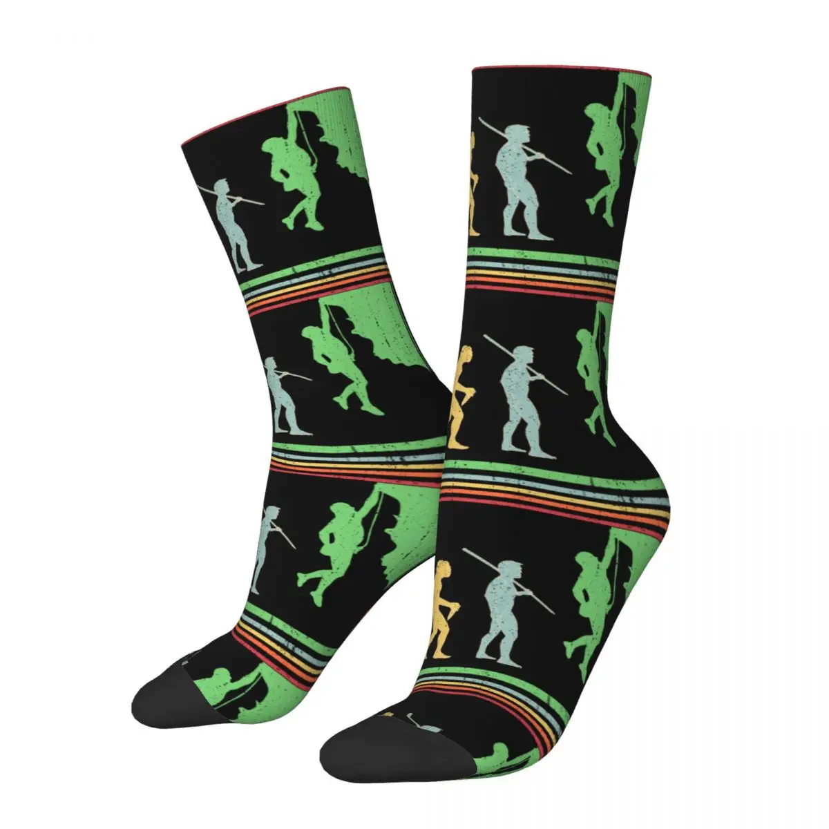 Rock Climbing Climber Evolution Merchandise Crew Socks Non-slip Rock-Climbers High Quality Middle Tube Sock Warm for Mens Gifts