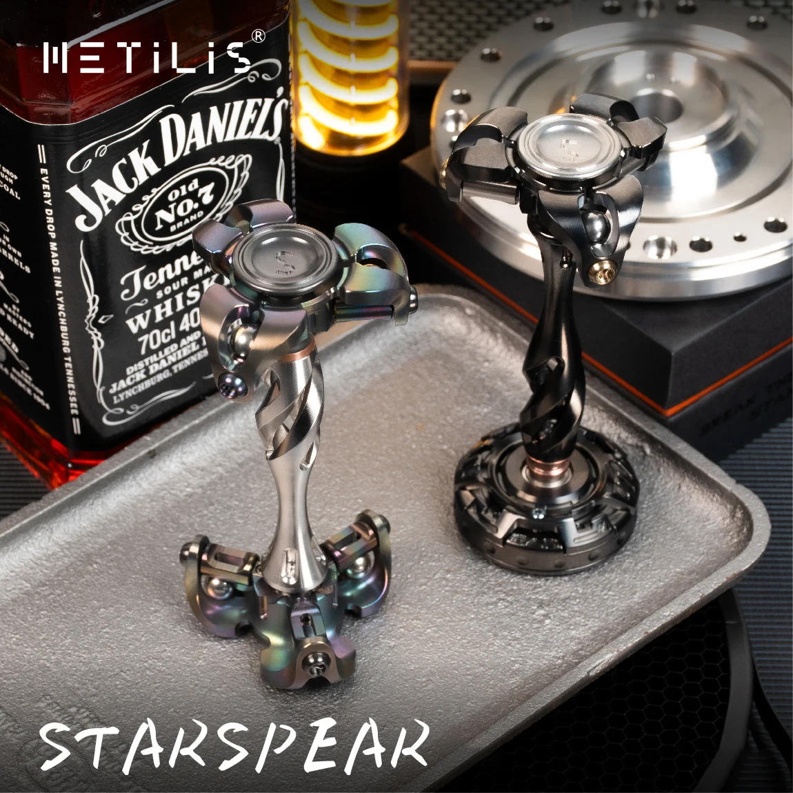 METILIS Star Fall Fidget Spinner Stress Relief Spielzeug Schreibtisch Spielzeug Gyro EDC Angst Spielzeug Angst Relief Gadgets Original Designs