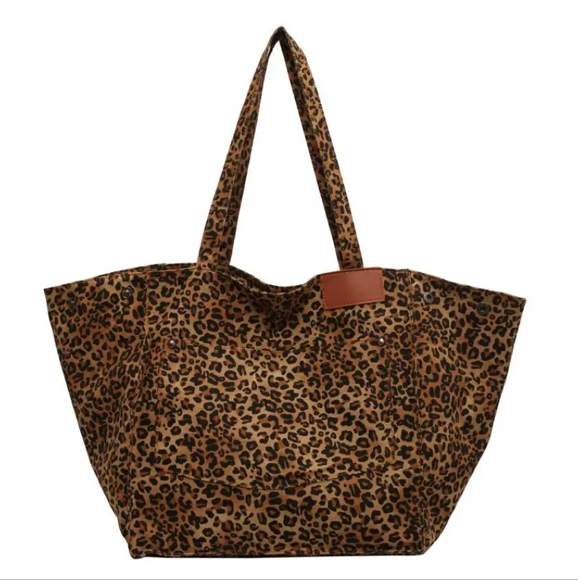 

Fashion Leopard Print Women's Bag Large Capacity Tote Bag Versatile Handbag for Commuter Work Class Mummy Bag Shopping bag