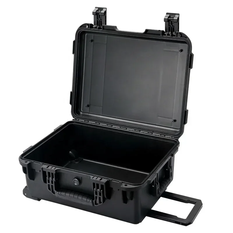 Estuche rígido personalizado L260, estuche de almacenamiento para dispositivos electrónicos a prueba de agua, caja de herramientas rodante de plástico para Altavoz Bluetooth