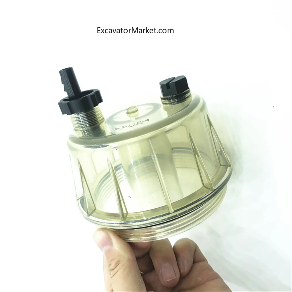 High Quality For VOLVO EC 210 R120P Water collection cup, filter cup,  oil-water separator , excavator accessories