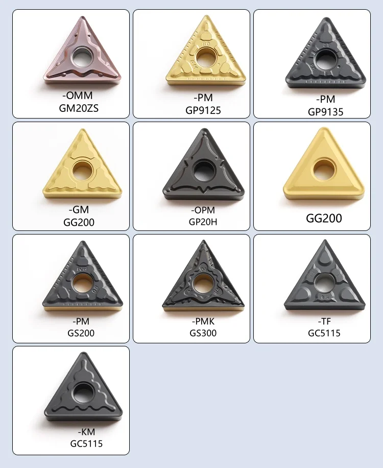 10 Stuks Tnmg220404 Tnmg220408 Tnmg220412 Omm Pm Opm Gm Pmk Tf Km Carbide Inzetstukken Cnc Draaibank Snijder Externe Draaigereedschappen Voor P.M.K