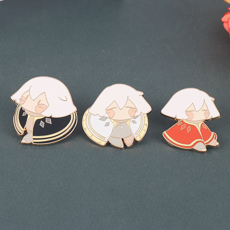 

Game Sky:Children of Light Brooch Anime Kakashi Shiratori Lion Bowknot Princess Hair Cloak Jellyfish Enamel Badge Cosplay Pins