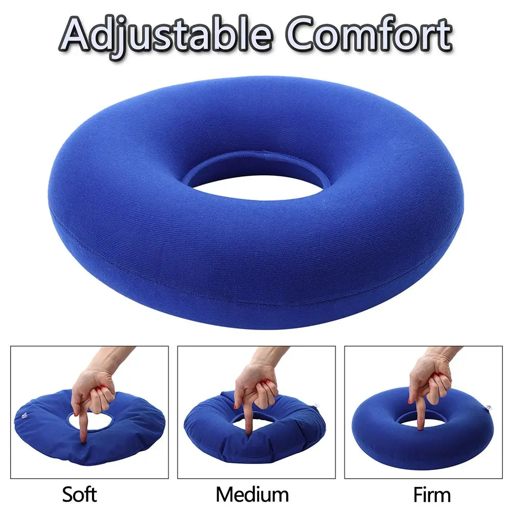 Almohada de aire posparto para aliviar el dolor, cojín antipresión, almohada de hemorroides, cojín de Donut