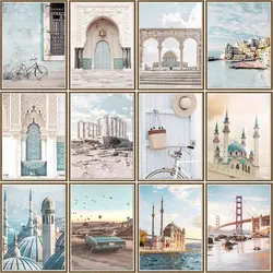 CHENISTORY Diy Painting By Numbers City Landscape Colouring Handpainted Oil Painting By Numbers Unique Gift Home Decor 40×50