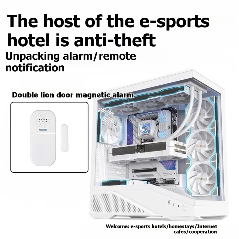 

N82R Phone, SMS, App Alert Wireless Alarm Detector For Home Security-Transparent Case Included