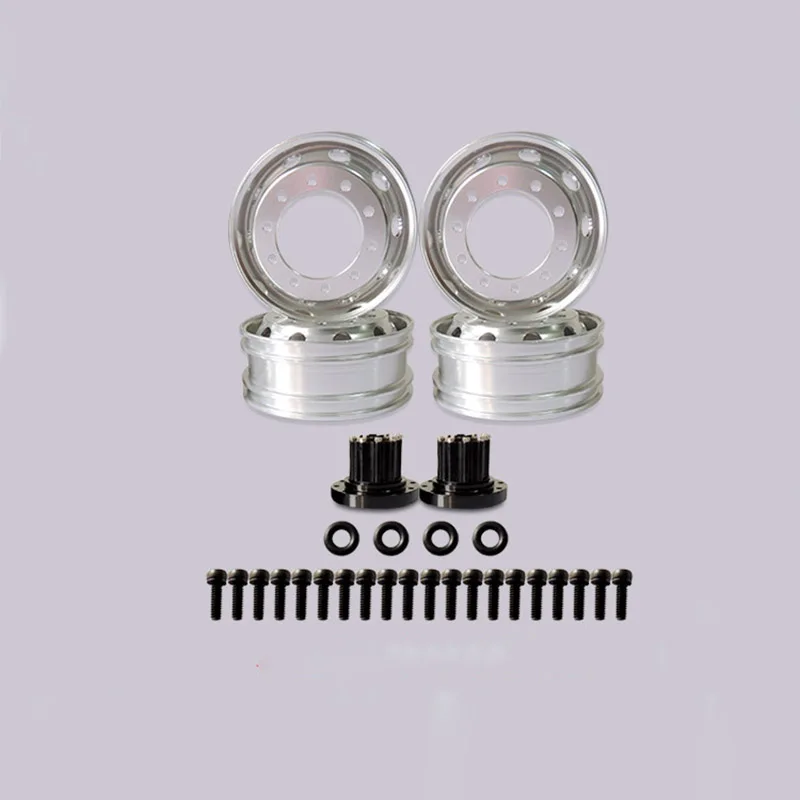 

Радиоуправляемые детали, металлические ступицы заднего колеса, двойные колеса для масштаба 1/14, трактор с дистанционным управлением, самосвал, автомобильные аксессуары, игрушка TH22595