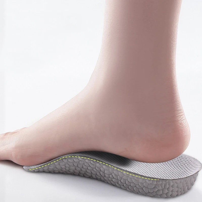 Height Increase Insoles for Shoes Flat Feet Arch Support Orthopedic damping Insoles invisible Heel Lift Memory Foam Shoe Pads