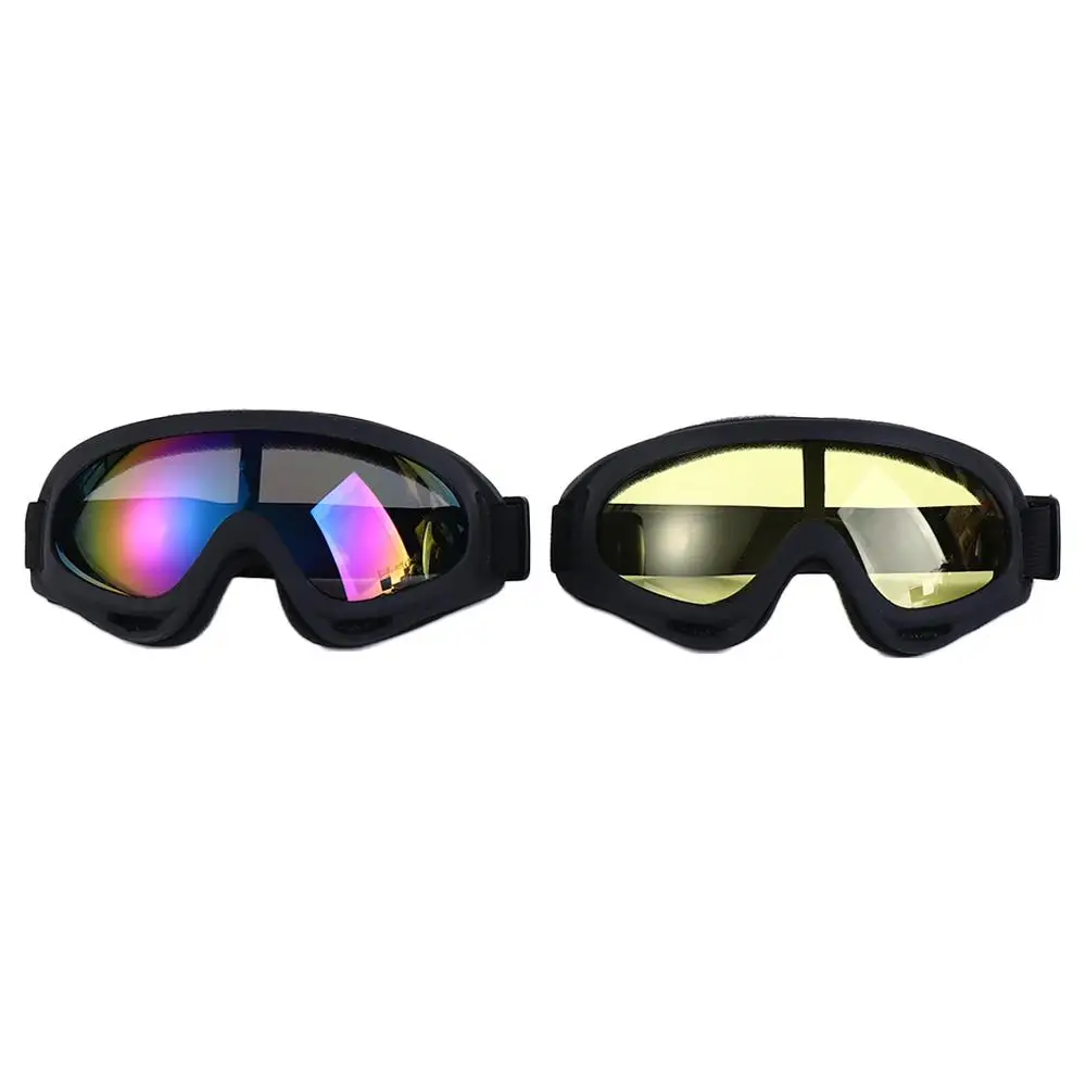 Fashion Dustproof Transparent Wind Goggles Protective Gears Uv Protective Motorcycle Goggles Dirt Bike Cycling Glasses